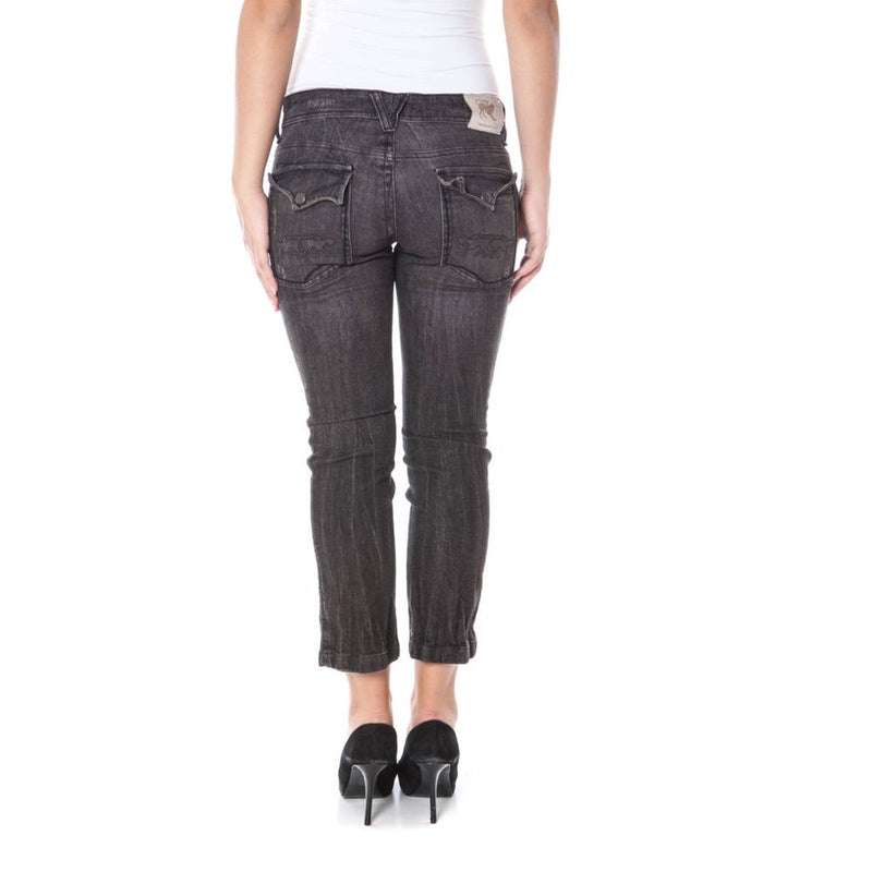 Black Cotton Jeans & Pant Parasuco