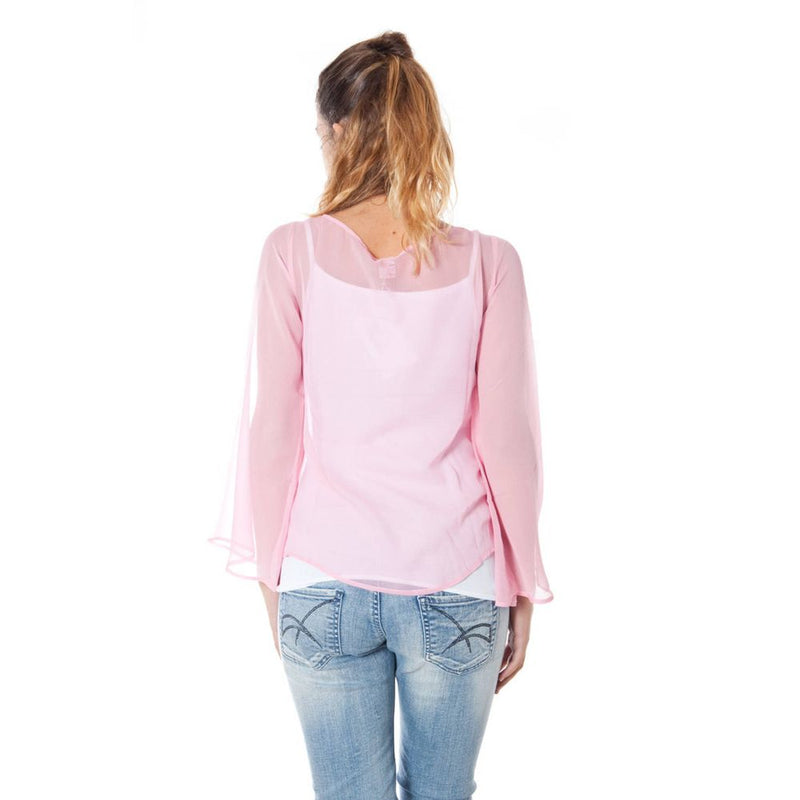 Pink Silk Tops & T-Shirt Phard