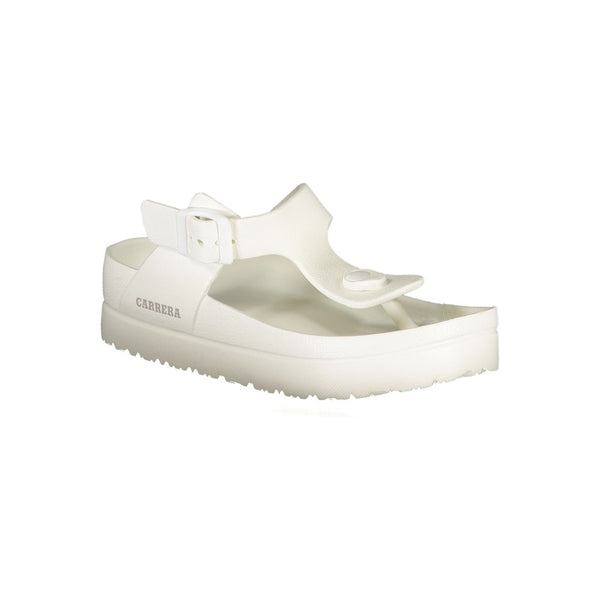 White Polyethylene Sandal Carrera