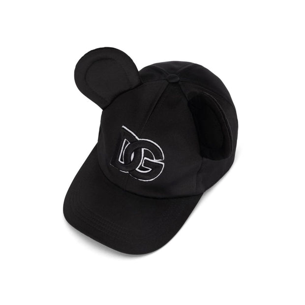 Black Polyester Hat Dolce & Gabbana