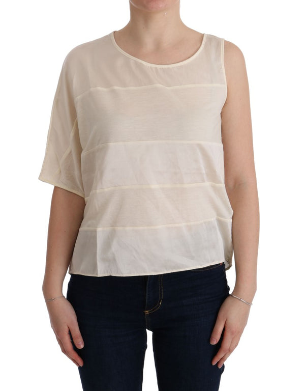 Beige Sleeveless Modal Top - Elevated Basics Costume National