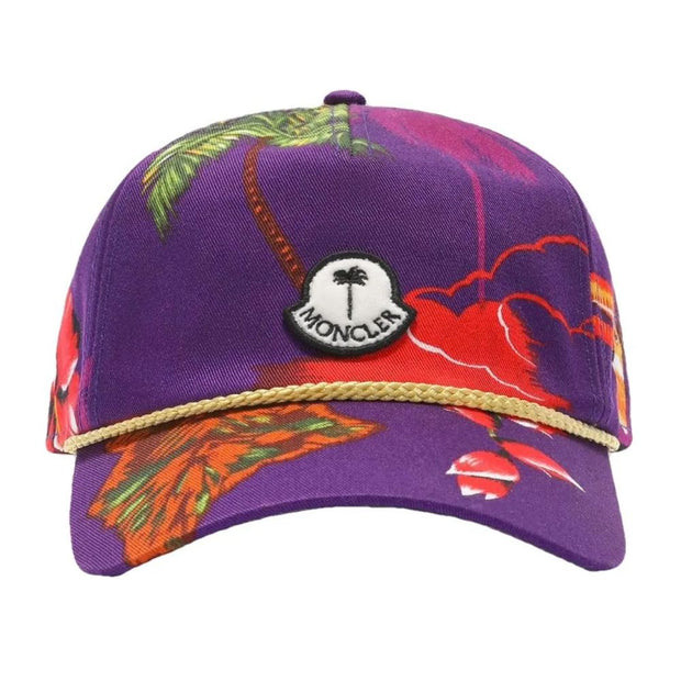 Purple Cotton Hats & Cap Moncler x Palm Angels