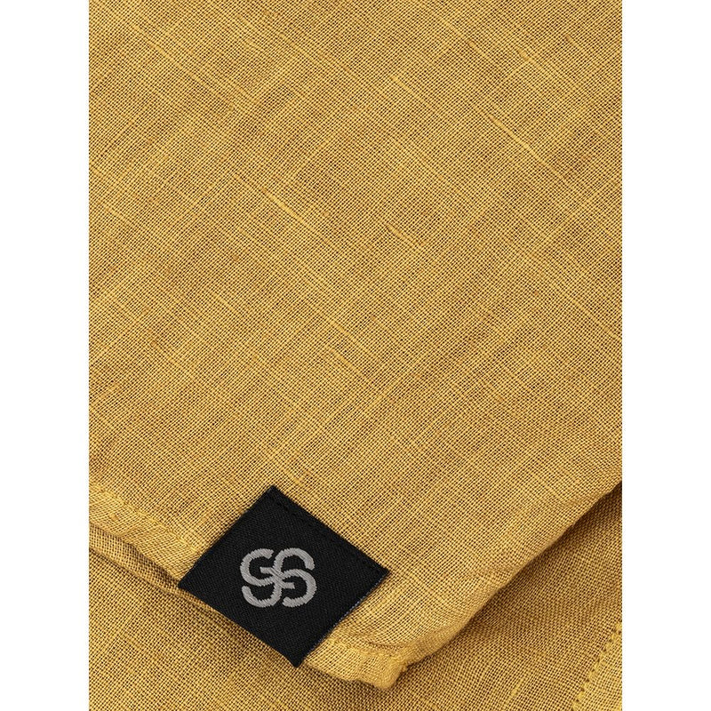 Gold Linen Elegance Men's Shirt Gran Sasso