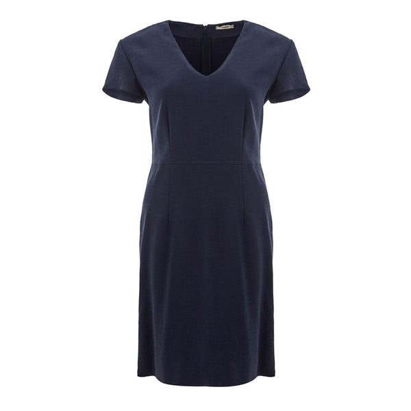 Elegant Blue Viscose Dress Perfect for Every Occasion Lardini