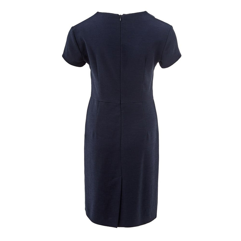 Elegant Blue Viscose Dress Perfect for Every Occasion Lardini