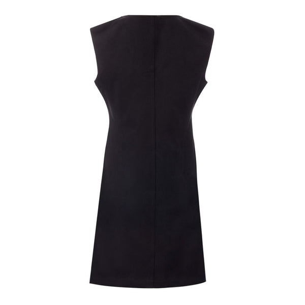 Elegant Black Viscose Dress Essentials Bottega Veneta