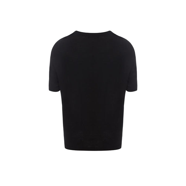 Elegant Black Cotton Top for Fashion-Forward Women Dolce & Gabbana