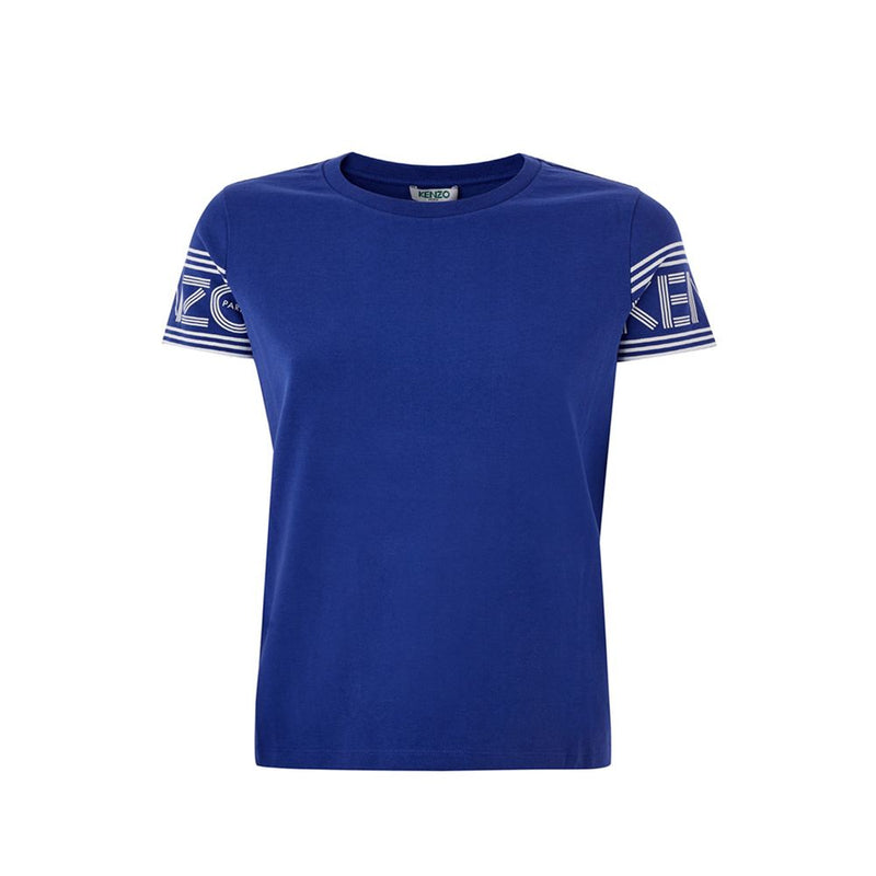 Chic Blue Cotton Tee for Stylish Comfort Kenzo