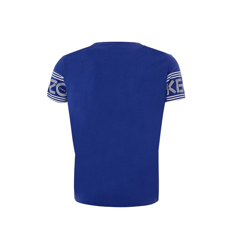 Chic Blue Cotton Tee for Stylish Comfort Kenzo