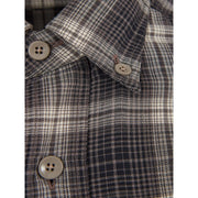 Elegant Gray Cotton Shirt for Men Tom Ford