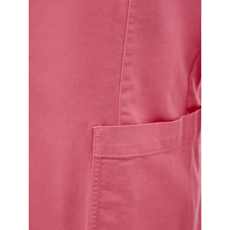 Elegant Pink Cotton Jacket for Her Lardini