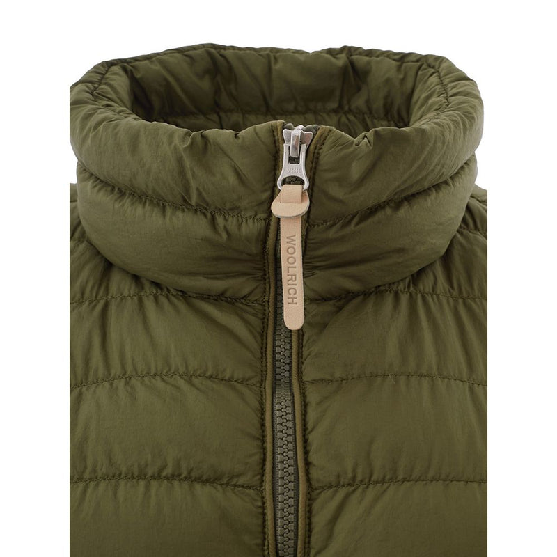 Elegant Green Polyamide Jacket Woolrich