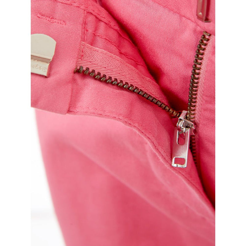 Elegant Cotton Pink Trousers for Sophisticated Style Lardini