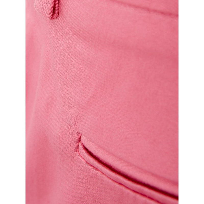 Elegant Cotton Pink Trousers for Sophisticated Style Lardini