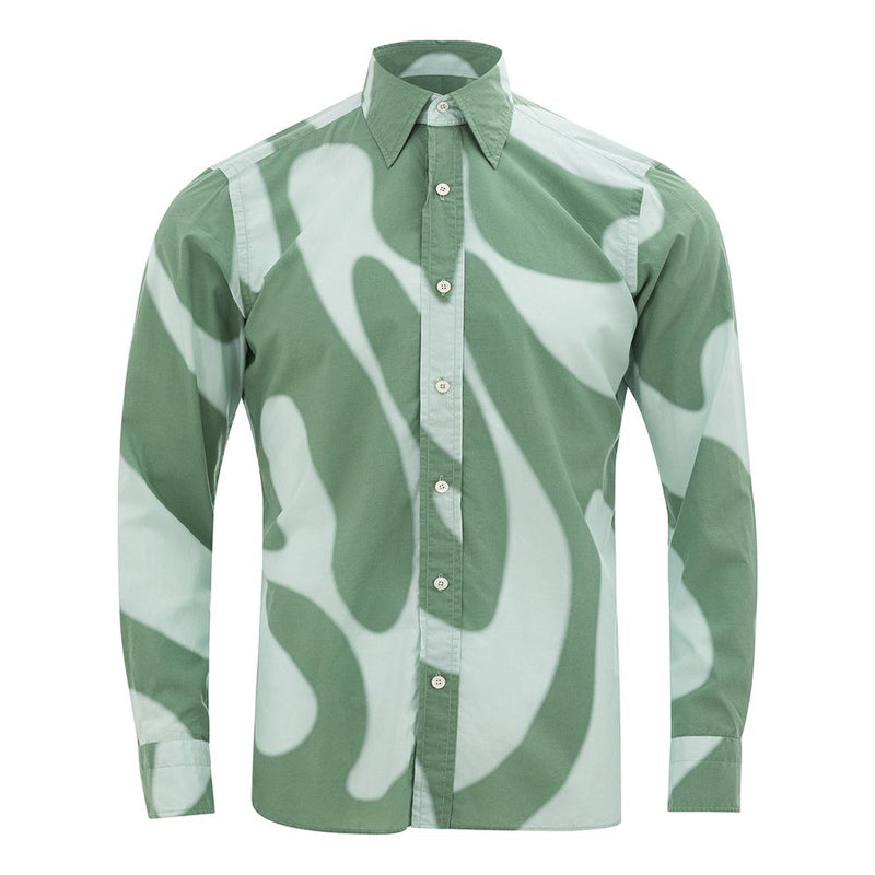 Elegant Green Cotton Shirt for Men Tom Ford