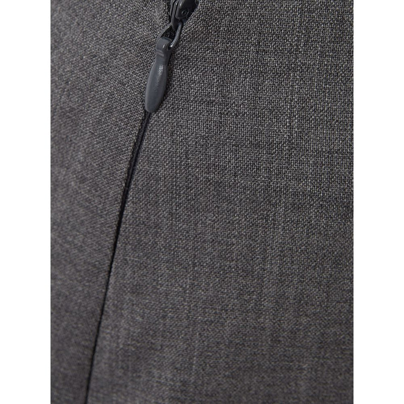 Chic Gray Wool Pencil Skirt Lardini