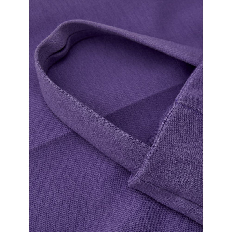 Elegant Purple Viscose Pants Lardini