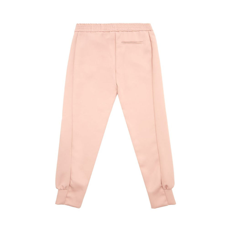 Elegant Pink Polyester Pants for Women Lardini