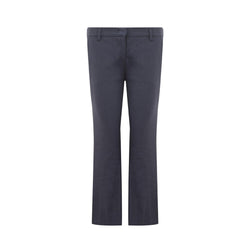 Chic Blue Linen Trousers Lardini