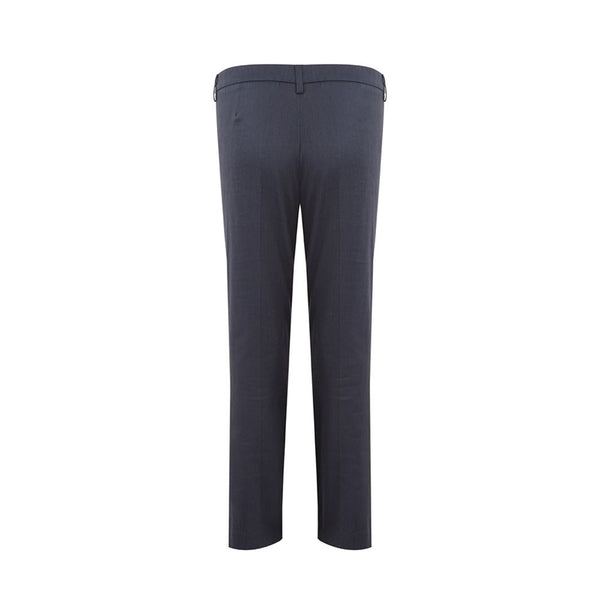 Chic Blue Linen Trousers Lardini