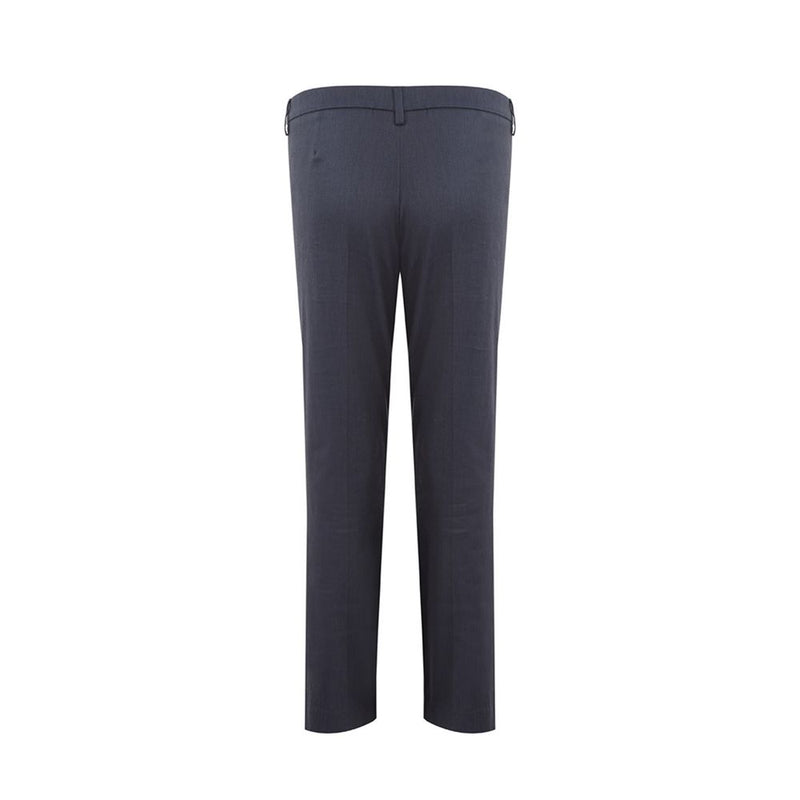 Chic Blue Linen Trousers Lardini