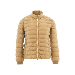 Beige Polyamide Chic Winter Coat Woolrich