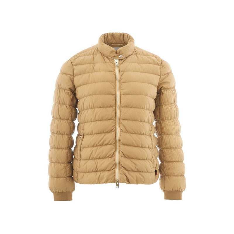 Beige Polyamide Chic Winter Coat Woolrich