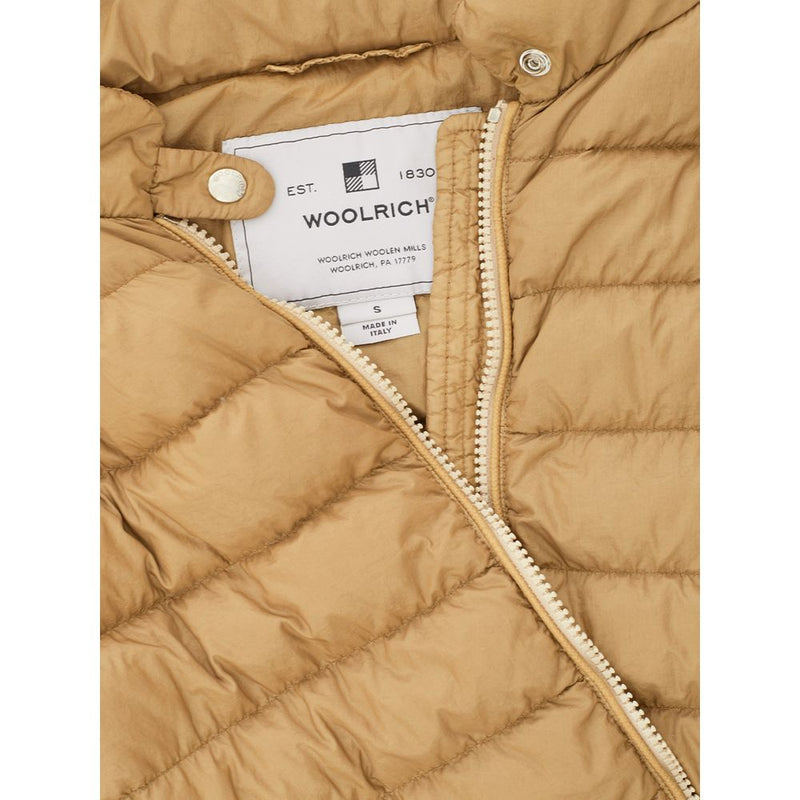 Beige Polyamide Chic Winter Coat Woolrich