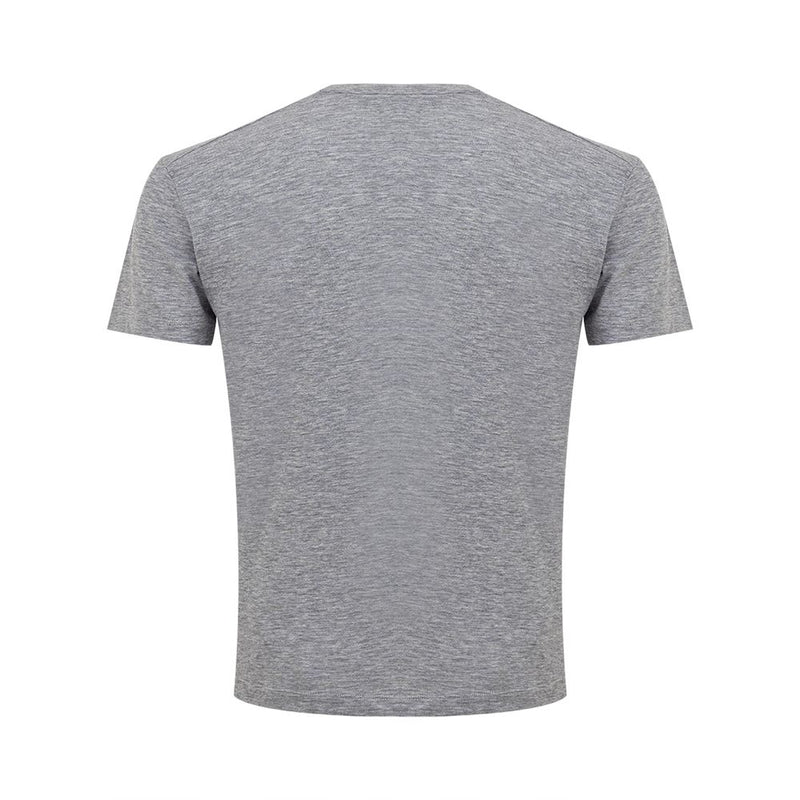 Sleek Gray Cotton Tee for Stylish Men Dsquared²