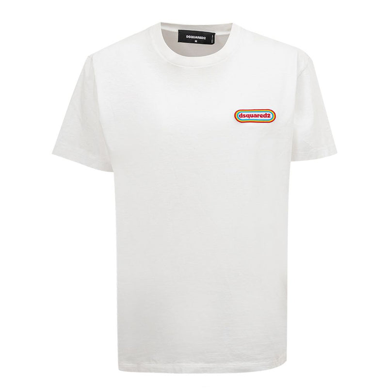 Chic White Cotton Staple Tee Dsquared²