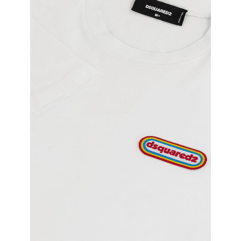 Chic White Cotton Staple Tee Dsquared²