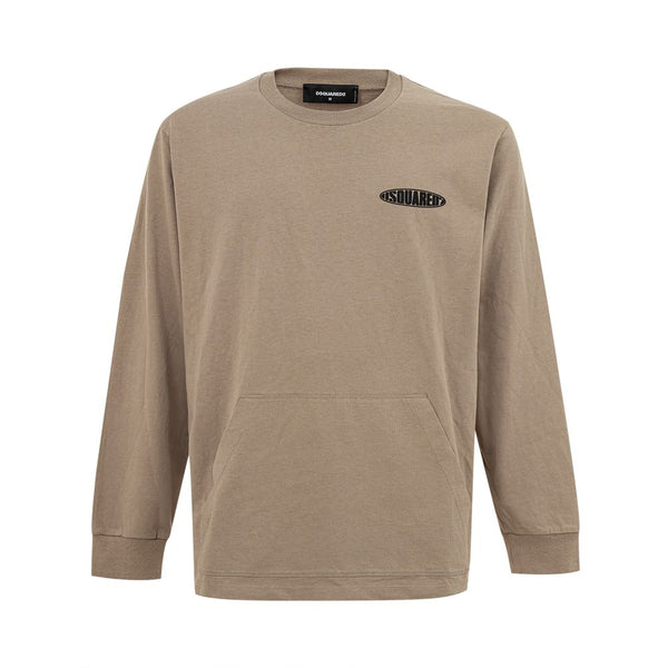 Beige Cotton T-Shirt Dsquared²