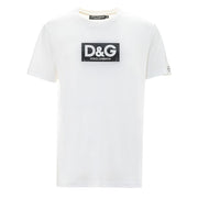 White Cotton T-Shirt Dolce & Gabbana