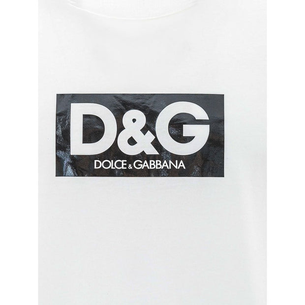 White Cotton T-Shirt Dolce & Gabbana