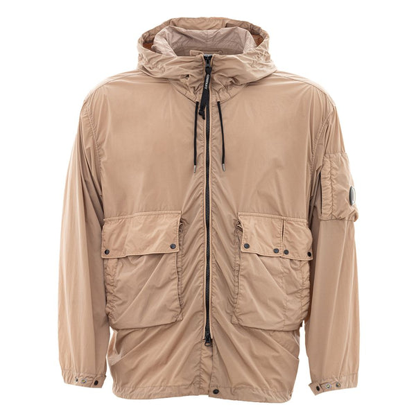 Elevated Urban Style Beige Polyamide Jacket C.P. Company