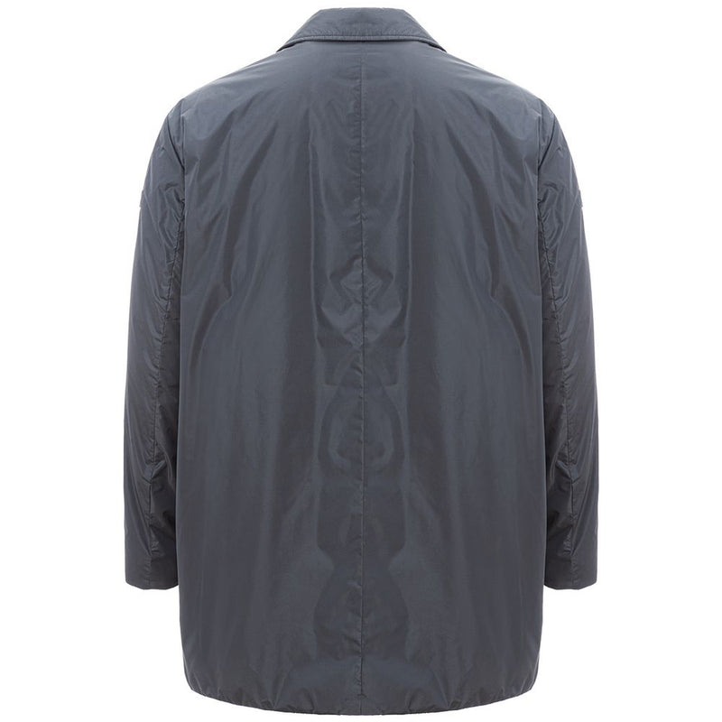 Elegant Gray Polyamide Men's Jacket Peuterey