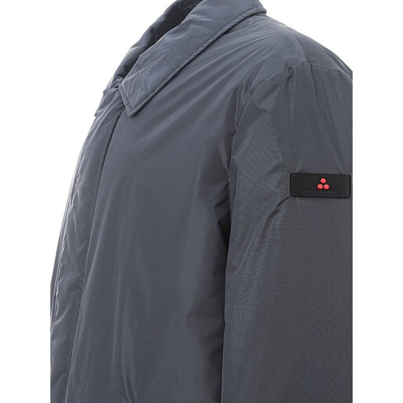 Elegant Gray Polyamide Men's Jacket Peuterey