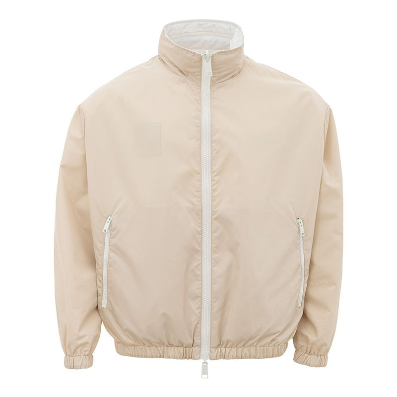 Beige Polyamide Jacket for the Modern Man Armani Exchange