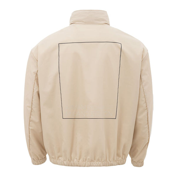 Beige Polyamide Jacket for the Modern Man Armani Exchange