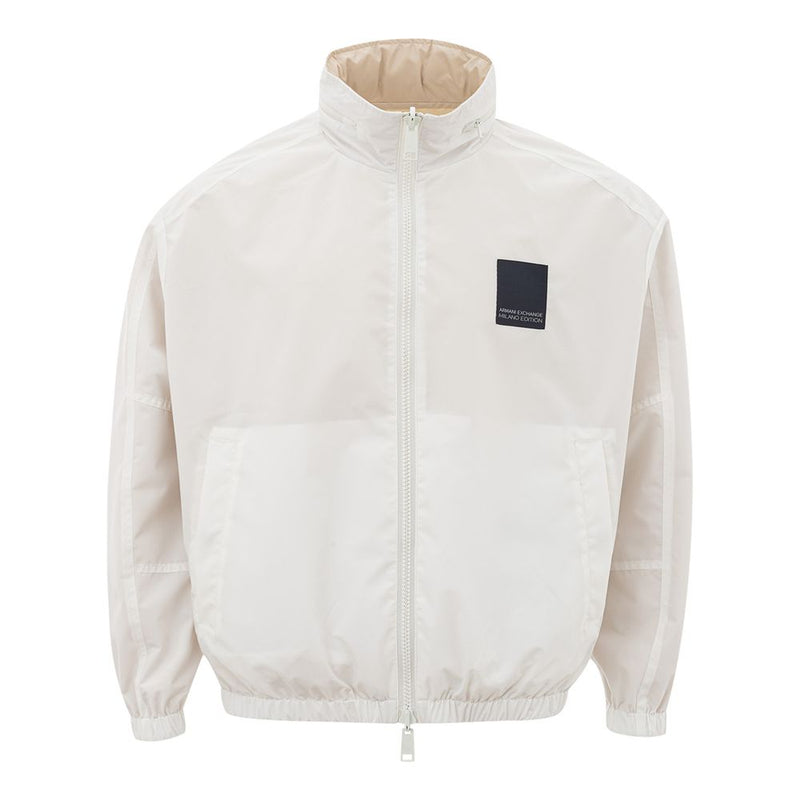 Beige Polyamide Jacket for the Modern Man Armani Exchange