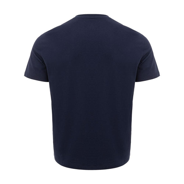 Sleek Blue Cotton Tee for Men Armani Exchange