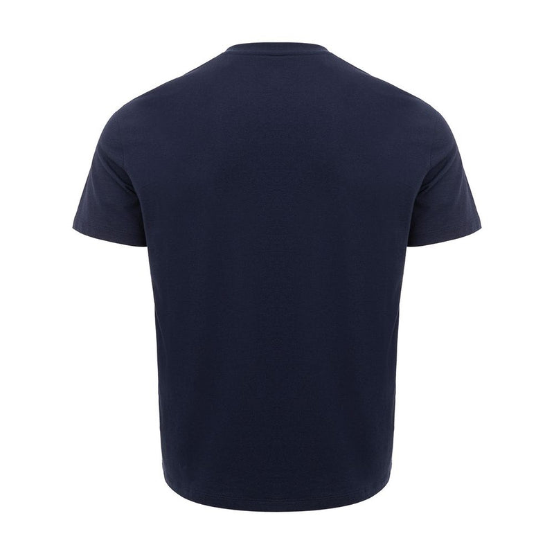 Sleek Blue Cotton Tee for Men Armani Exchange