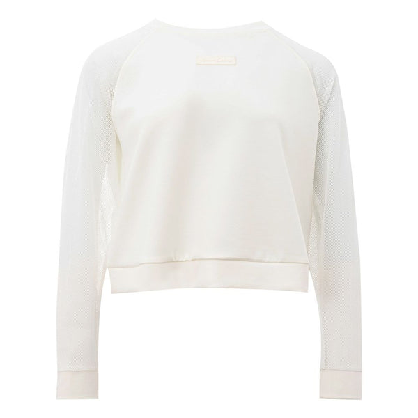 Elegant White Polyamide Sweater Armani Exchange