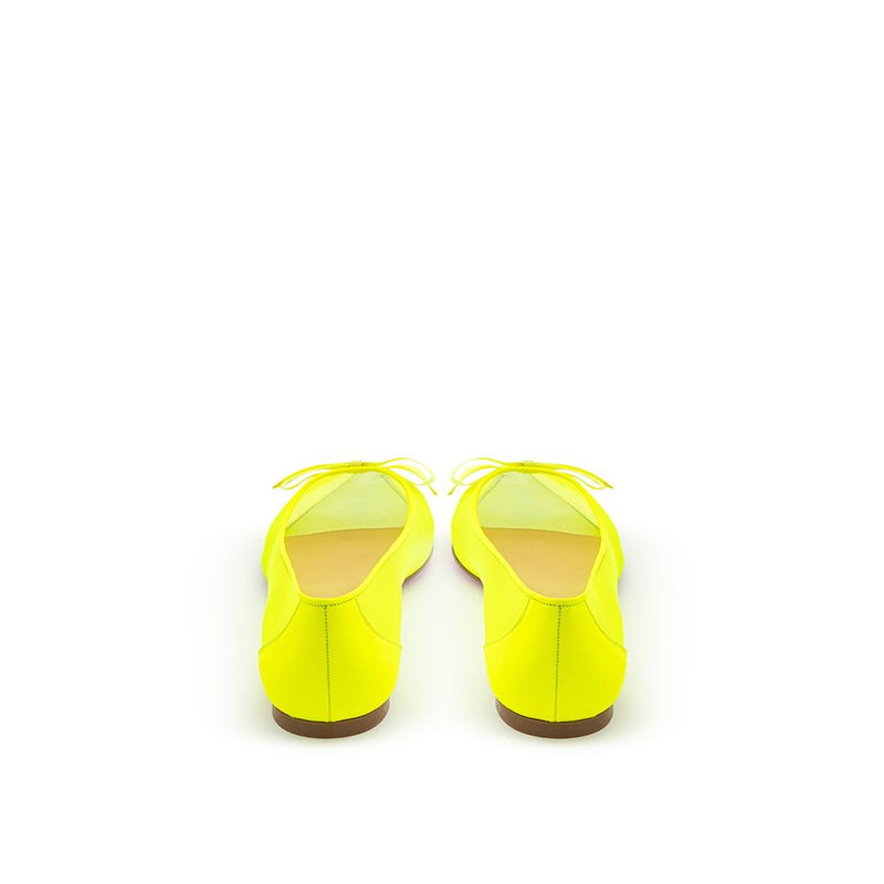 Sunshine Yellow Mesh Flat Elegance Christian Louboutin