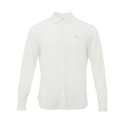 Elegant White Organic Cotton Shirt Armani Exchange