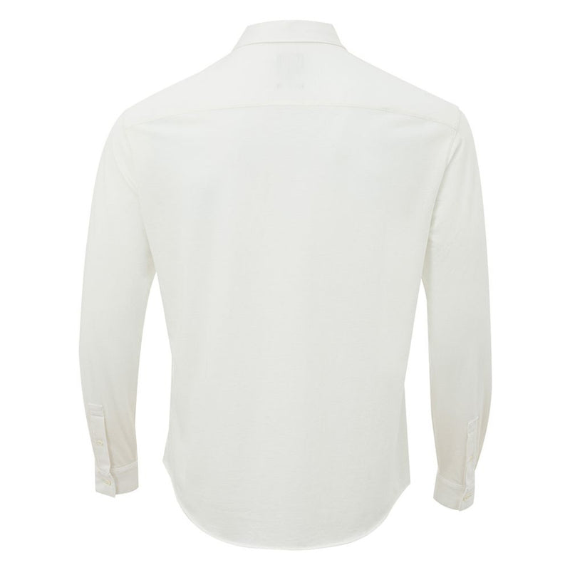 Elegant White Organic Cotton Shirt Armani Exchange