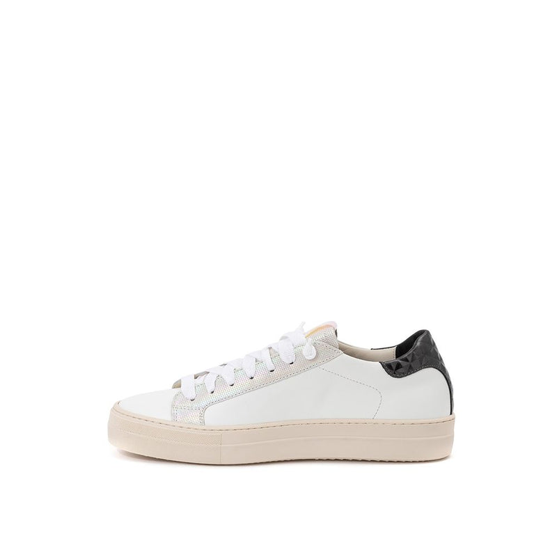 Elevate Your Sneaker Game with All-White Italian Leather Kicks P448