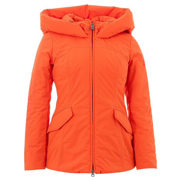 Elegant Orange Polyester Jacket for Women Peuterey