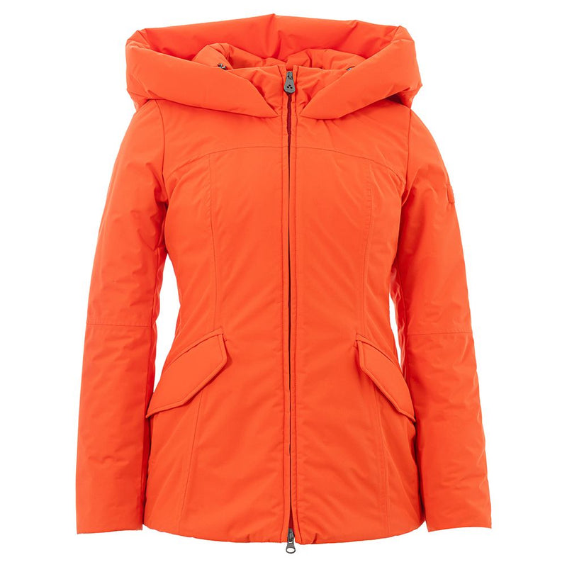 Elegant Orange Polyester Jacket for Women Peuterey