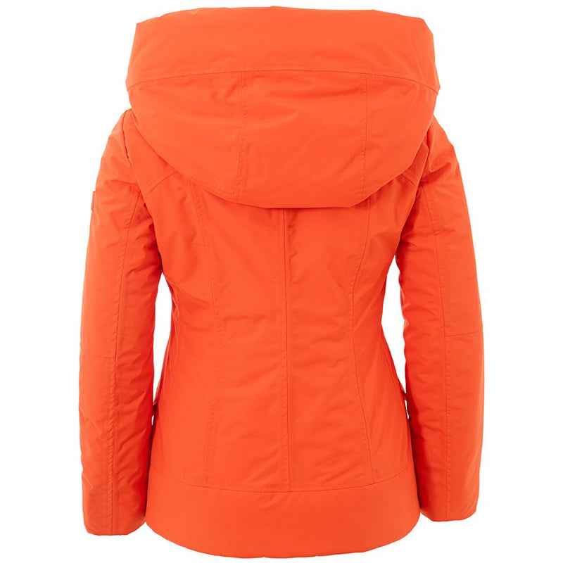 Elegant Orange Polyester Jacket for Women Peuterey